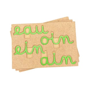 Construire des Mots avec 11 trigrammes verts en les rangeant facilement!